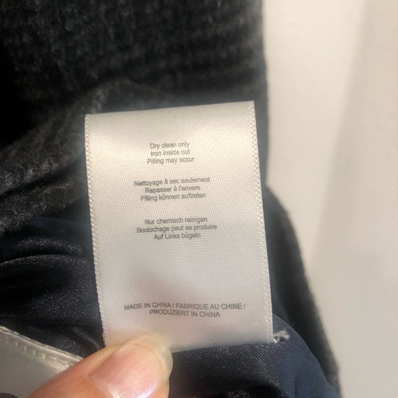 Ganni Woodside Checked Wool Blend Blazer Women’s Grey US 4 Jacket 2 Buttons - Picture 6 of 13